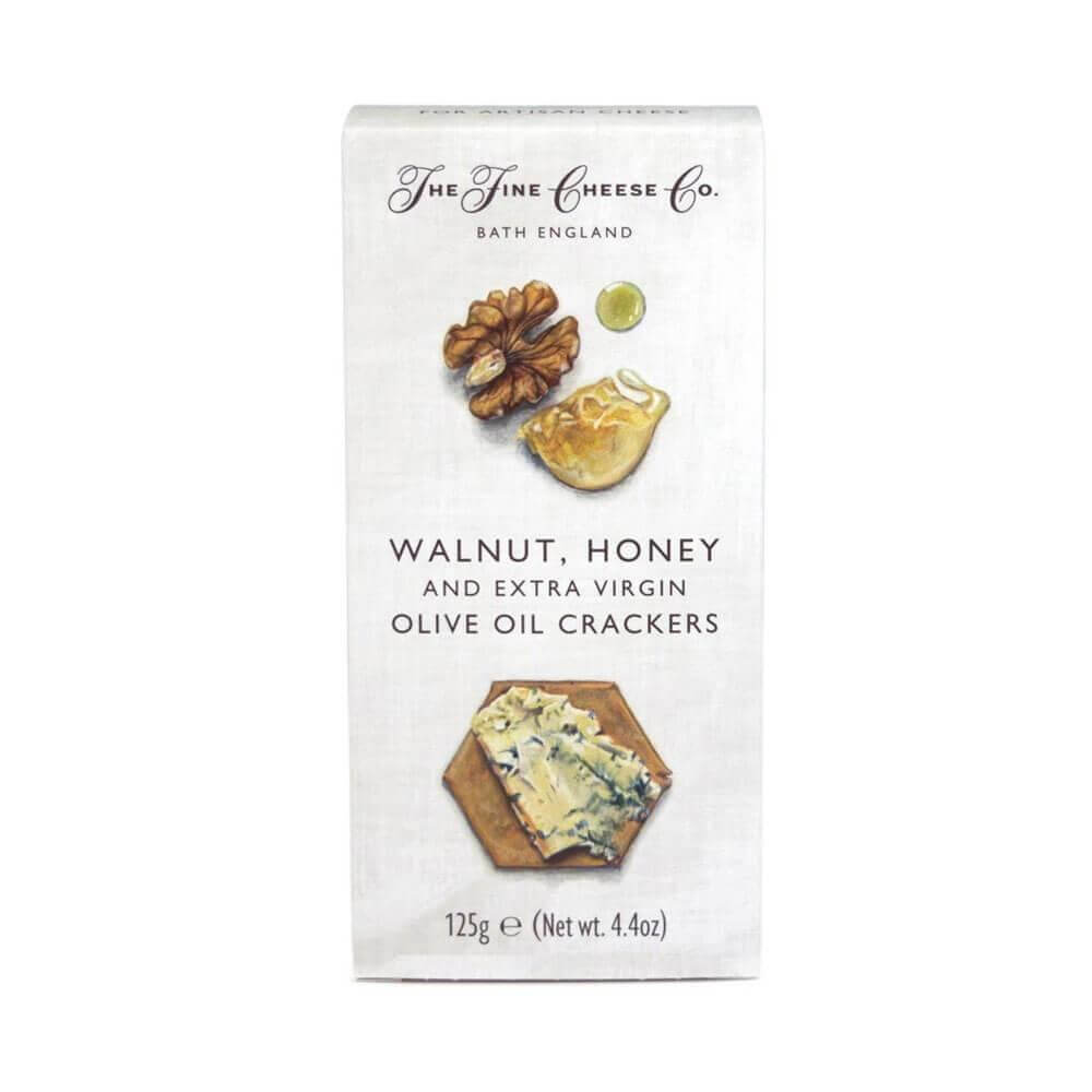 Fine Cheese Co Walnut, Honey & Extra Virgin Olive Oil Crackers 125g